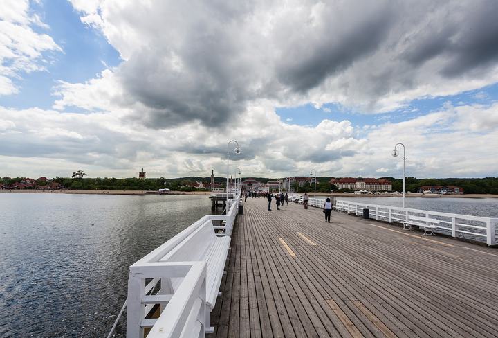 Sopot — Promenade pier of Sopot, Poland