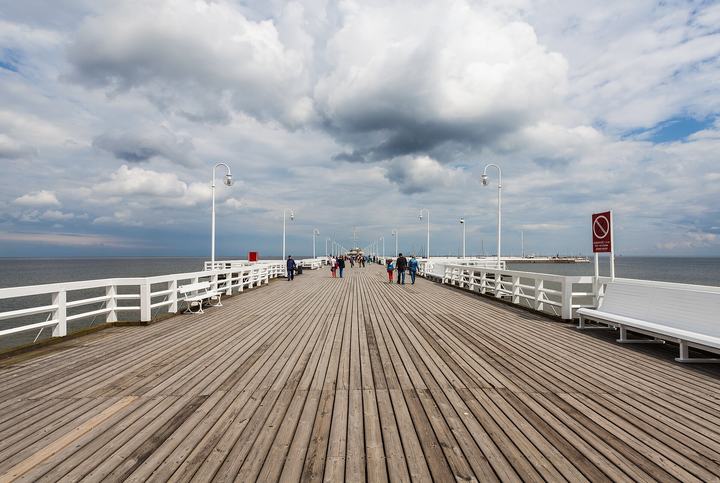 Sopot — Promenade pier of Sopot, Poland