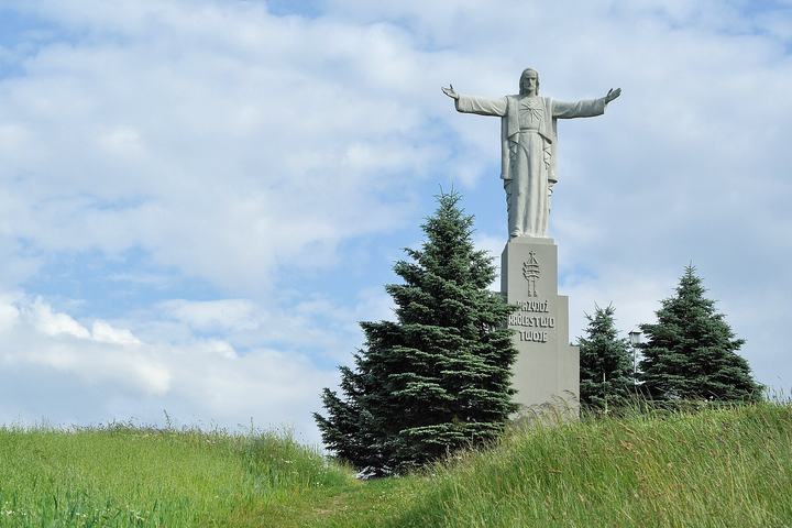 Świebodzin — Christ the King Statue in Mała
