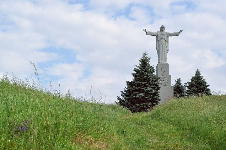 Świebodzin — Christ the King Statue in Mała