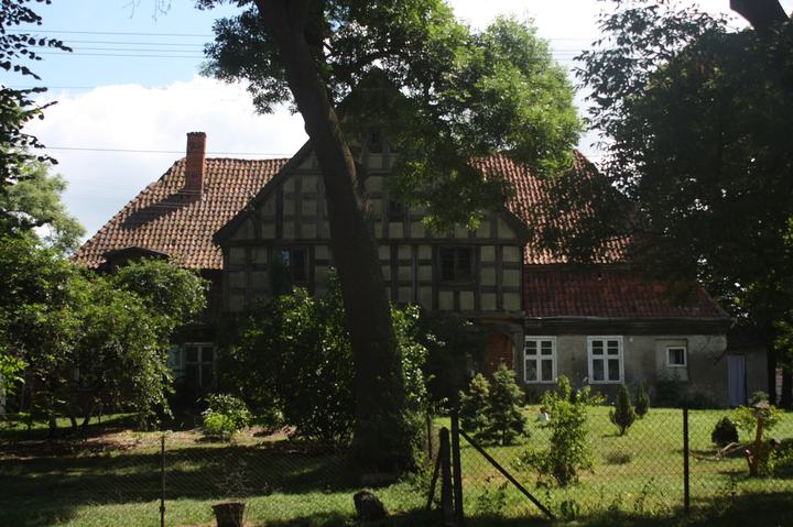 Szlak Mennonitów na Żuławach — Mennonits house in Steblewo