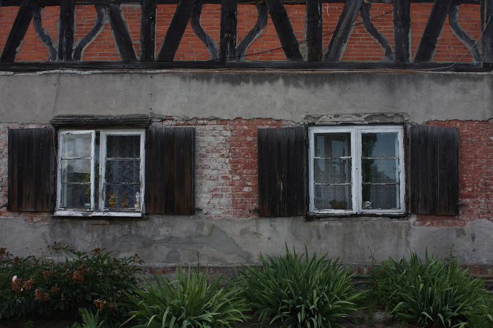Szlak Mennonitów na Żuławach — Mennonits timber-framed house in Miłocin