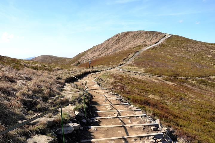 Tarnica z Wołosatego — Tarnica pass, Bieszczady mountains, Poland
