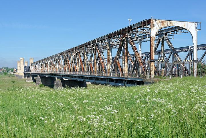Tczew — Road bridge over Vistula river in Tczew