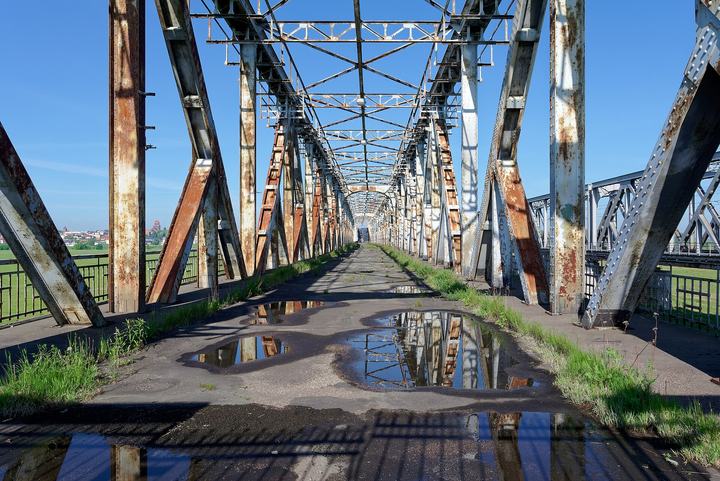 Tczew — Road bridge over Vistula river in Tczew
