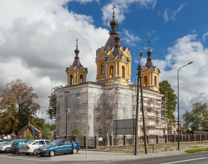 Tomaszów Lubelski — Saint Nicholas Orthodox church, 1889. Tomaszów Lubelski, Lublin Voivodeship, Poland.