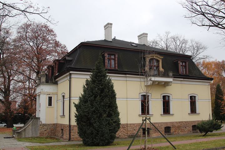 Tychy — Tyskie Brewing Museum director house.