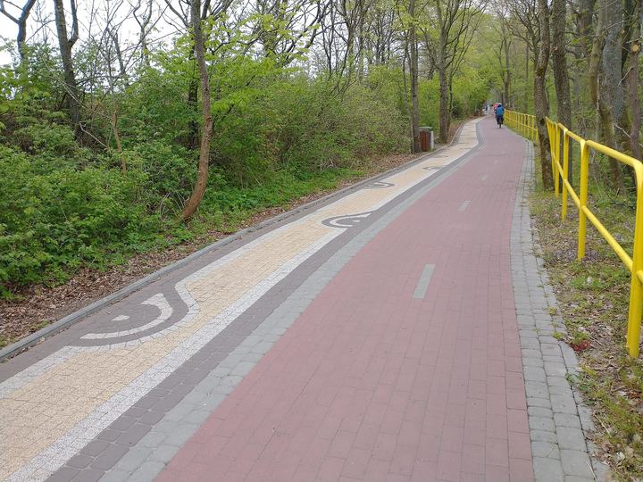 Velo Baltica — Szlak rowerowy R-10 w Kołobrzegu.