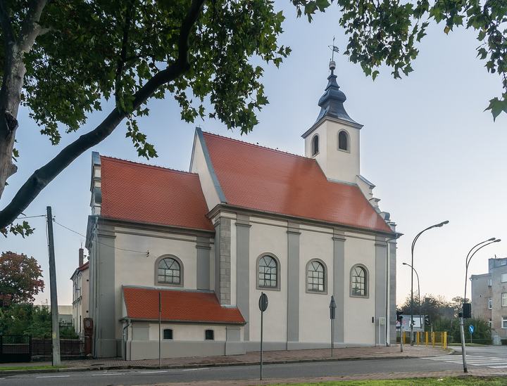 Żagań — Holy Spirit church in Żagań, Lubusz Voivodeship, Poland