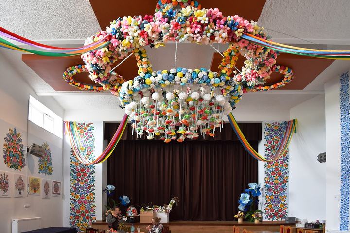 Zalipie — Zalipie is a small rural village in south-eastern Poland, renowned for its floral house pa