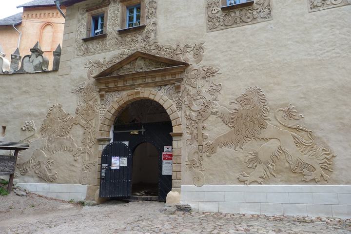 Zamek Grodno i Jezioro Bystrzyckie — Zagórze Śląskie, Zamek Grodno, 1 poł. XIV, XV, 2 poł. XVI, 1868-69, 1904