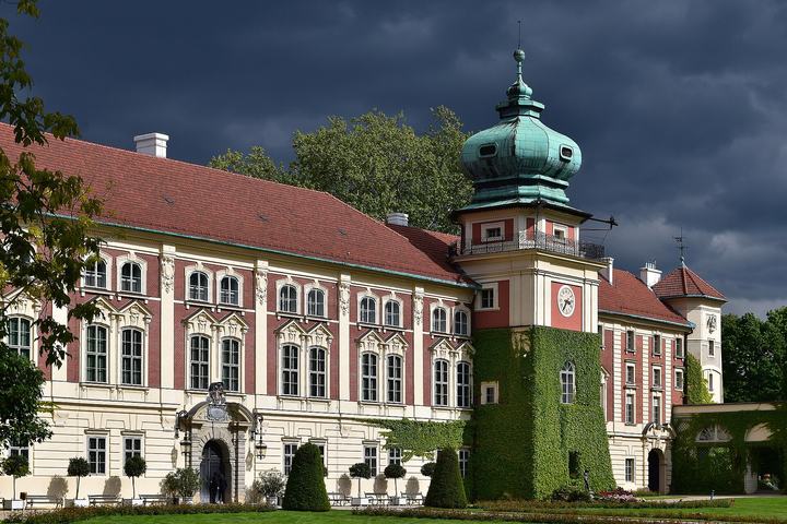 Zamek w Łańcucie i powozownia — Łańcut Castle (also known as “Lubomirski Castle”) is a complex of historical buildings loc