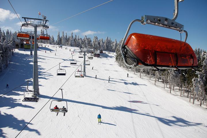 Zieleniec — Zieleniec Ski Arena w pełni sezonu